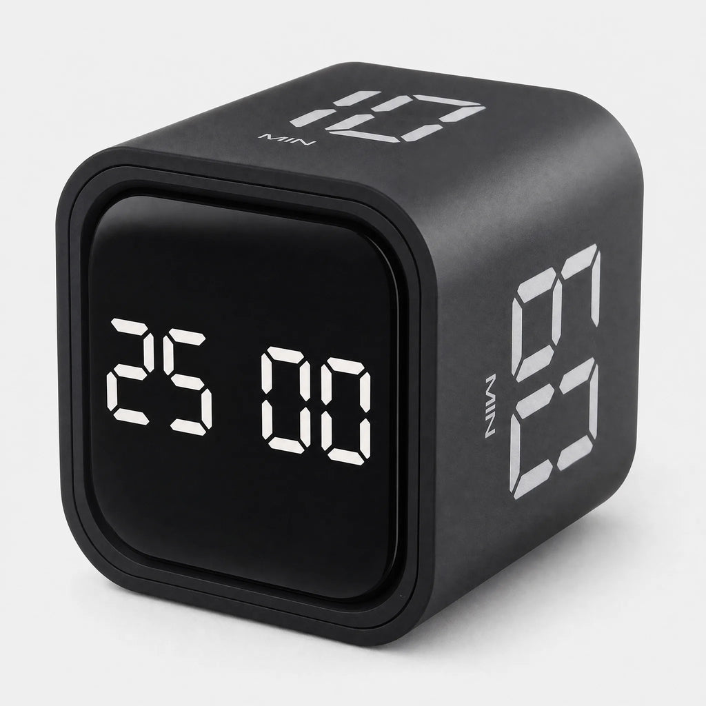 The Block Pro focus timer in Ink Black, display showing 25 00