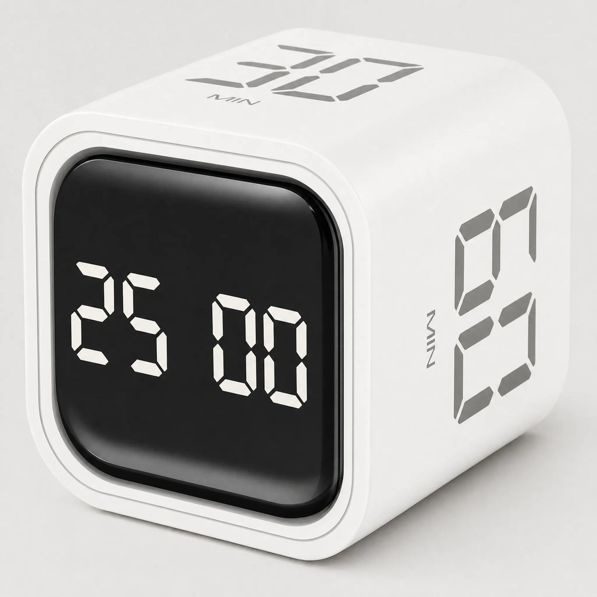 The Block Pro focus timer in Paper White, display showing 25 00