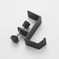 Deskstead Edge Hook, matte black steel under-desk hook