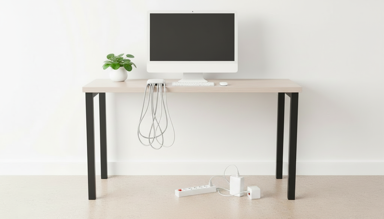 Desk before